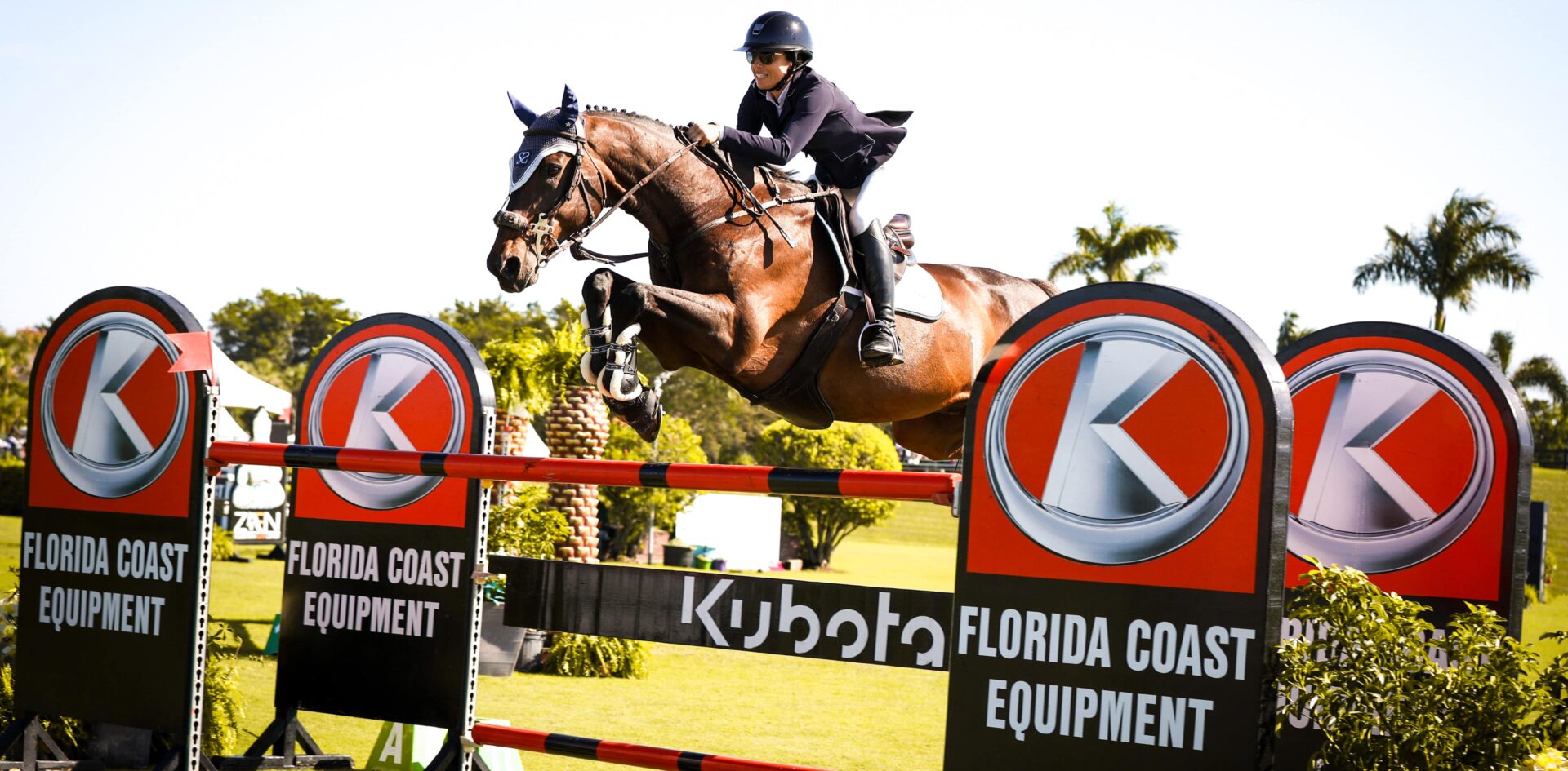 Show jumping competition at Wellington